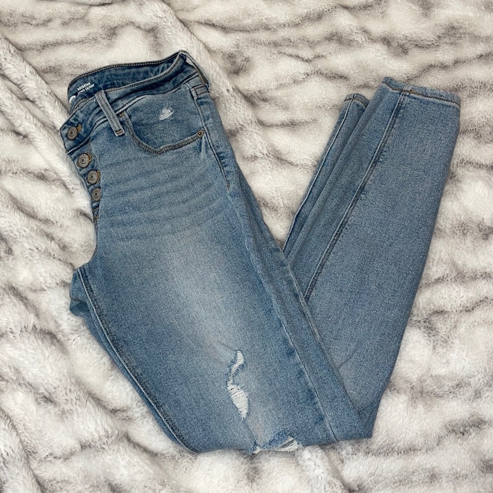 Super Skinny Low Rise Jeans